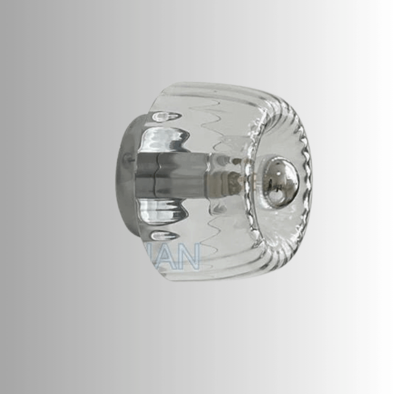 Skandinavische Bauhaus Wandleuchte Glas Modern