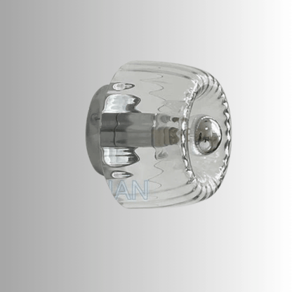 Skandinavische Bauhaus Wandleuchte Glas Modern