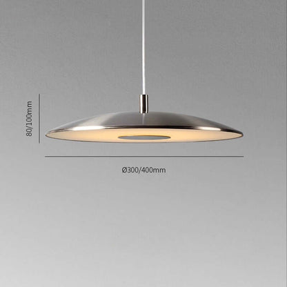 Moderne LED Pendelleuchte - Eisen Nickel