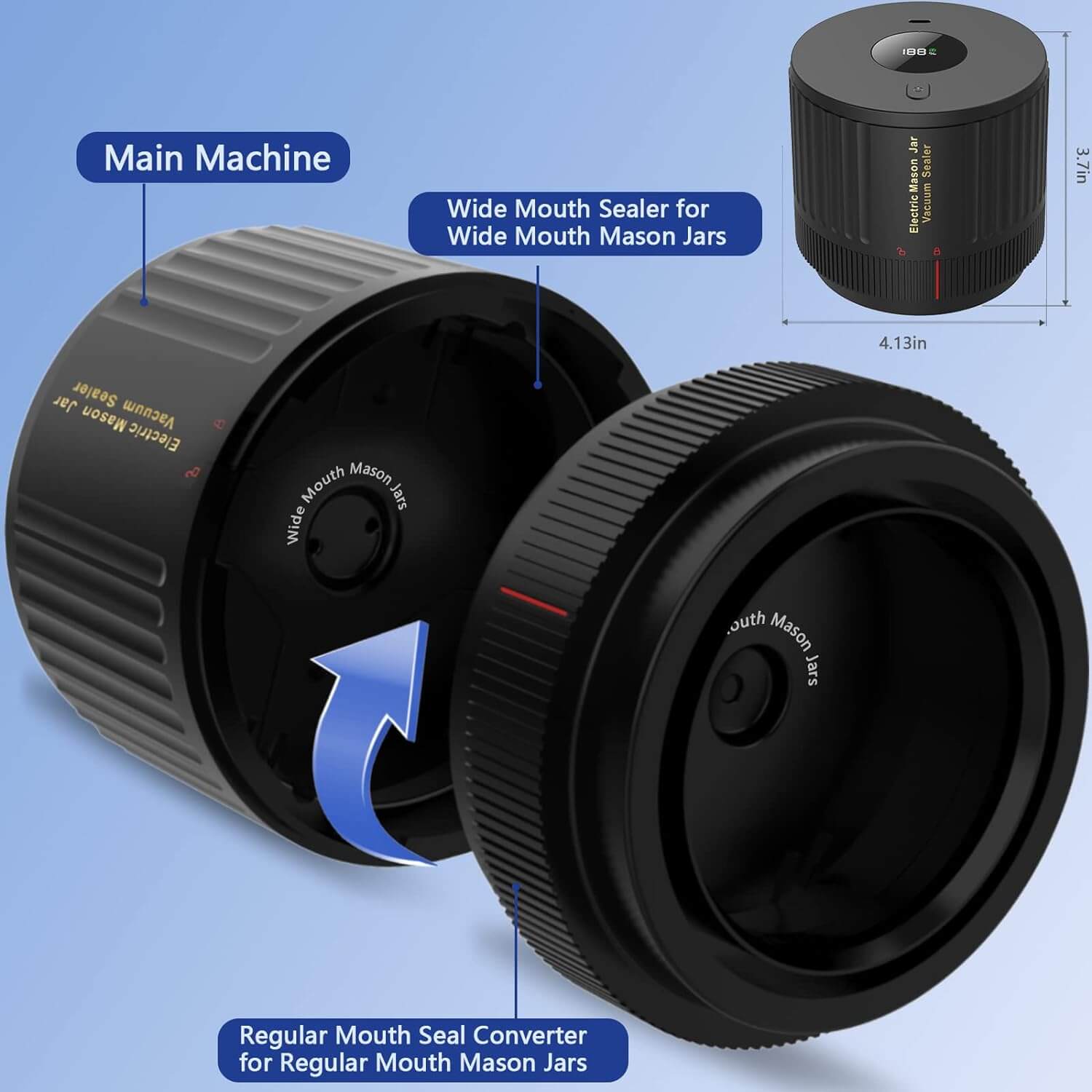 Elektrischer Vakuumierer für Einmachgläser