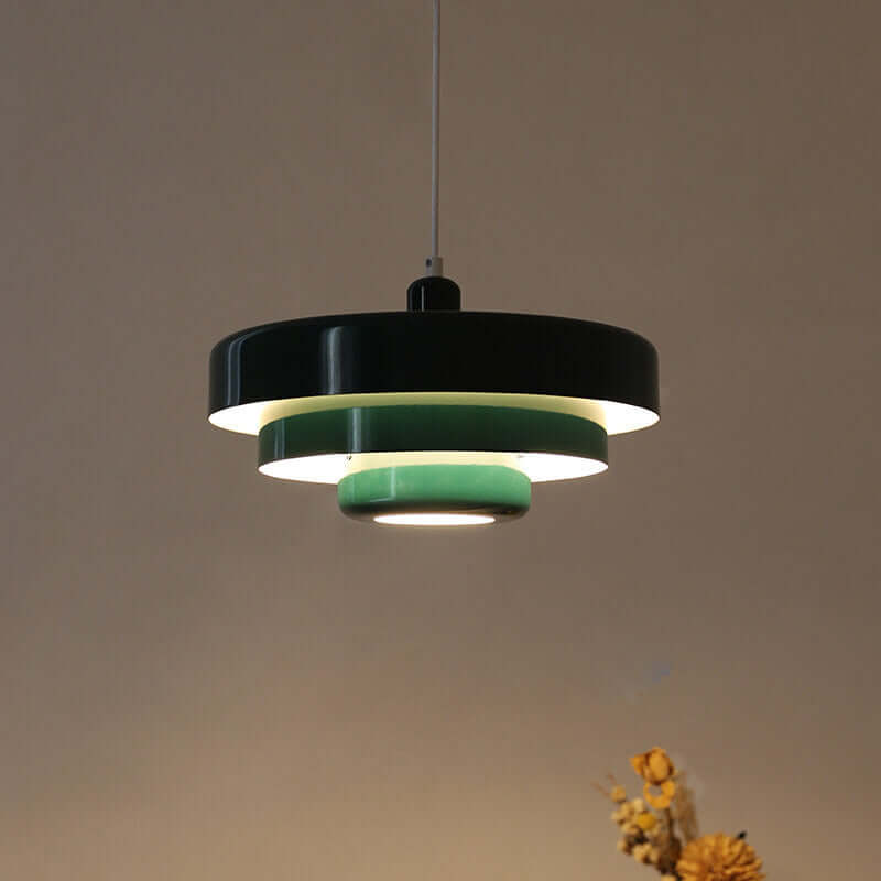 Mehrschichtige Vintage Pendelleuchte