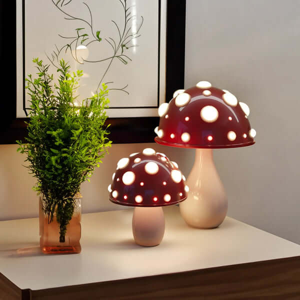 LED-Tischleuchte Pilz Design