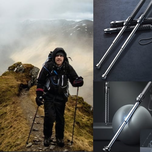 Verbesserter automatischer einziehbarer Trekkingstock