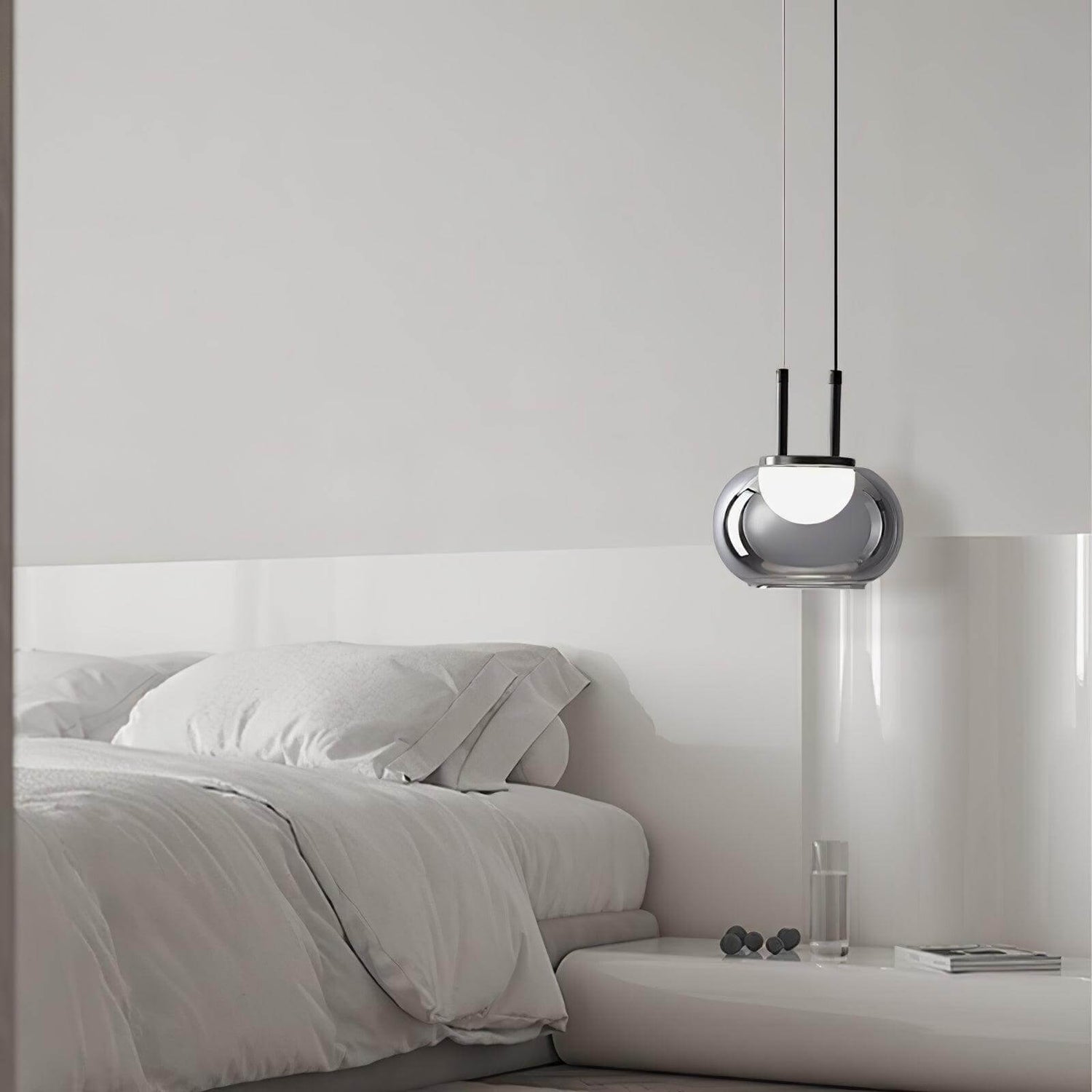 Moderne Halo Pendelleuchte, 3-flammig