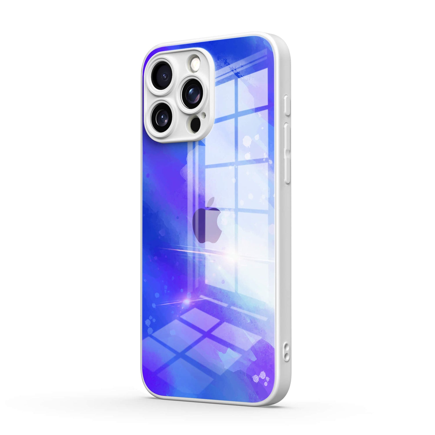 Extrem gefrorenes Blau | iPhone-Serie impact-resistenter Schutzhülle