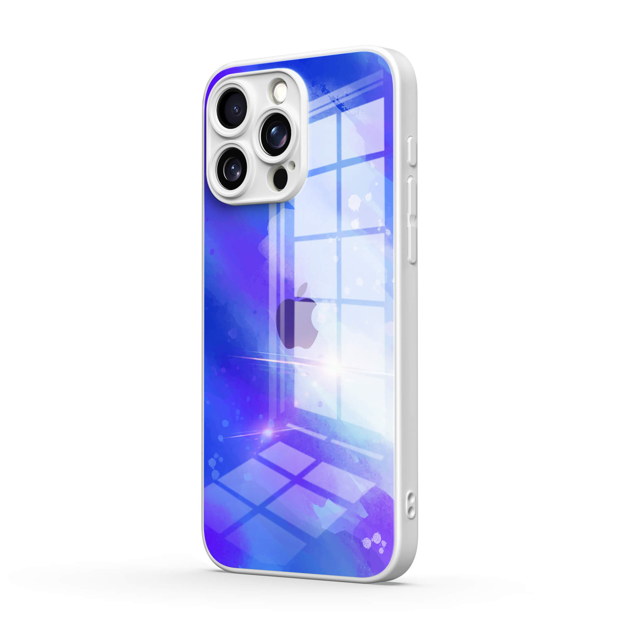 Extrem gefrorenes Blau | iPhone-Serie impact-resistenter Schutzhülle