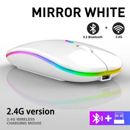 Zelara™ Kabellose LED-Maus | Wiederaufladbare Bluetooth-Maus