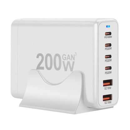 200W GaN 6-Port USB-C Ladegerät
