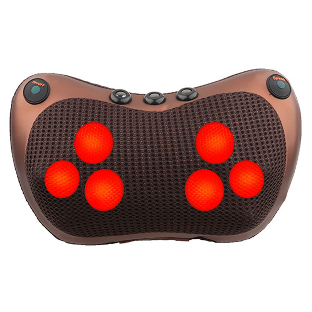 Shiatsu-Massagkissen mit Wärme – Für Nacken &amp; unteren Rücken