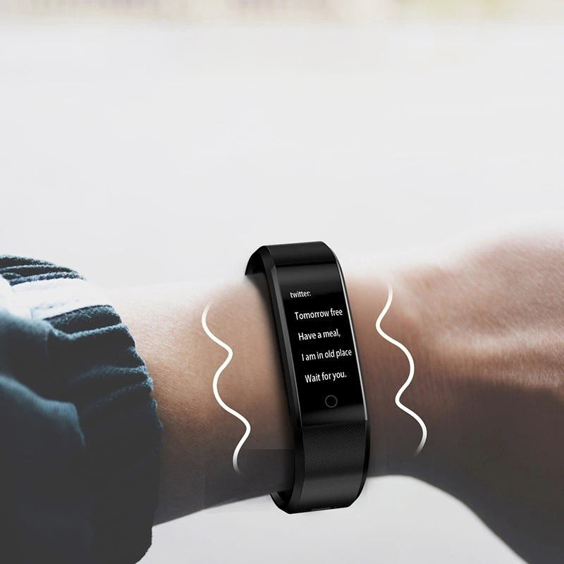 Wasserdichter Fitness-Tracker mit Herzfrequenzmonitor Smart-Armband