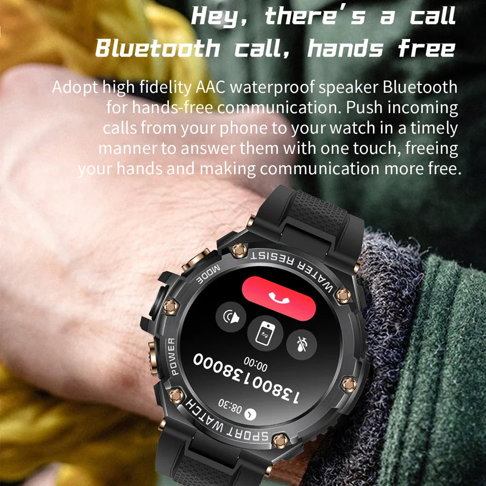 Zelara Neue Smartwatch Bluetooth-Anruf Gesundheits herzfrequenz Sportuhr T88