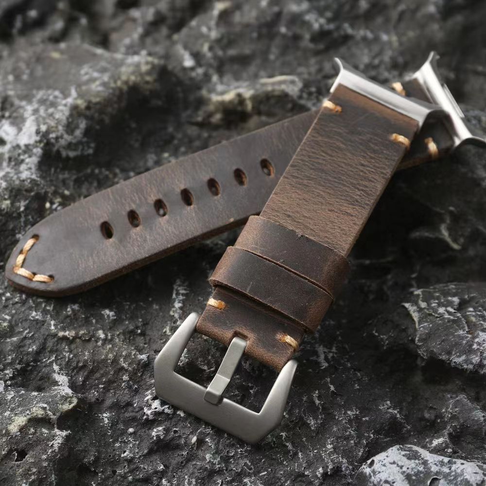 Vintage Lederarmband für Samsung Watch Ultra