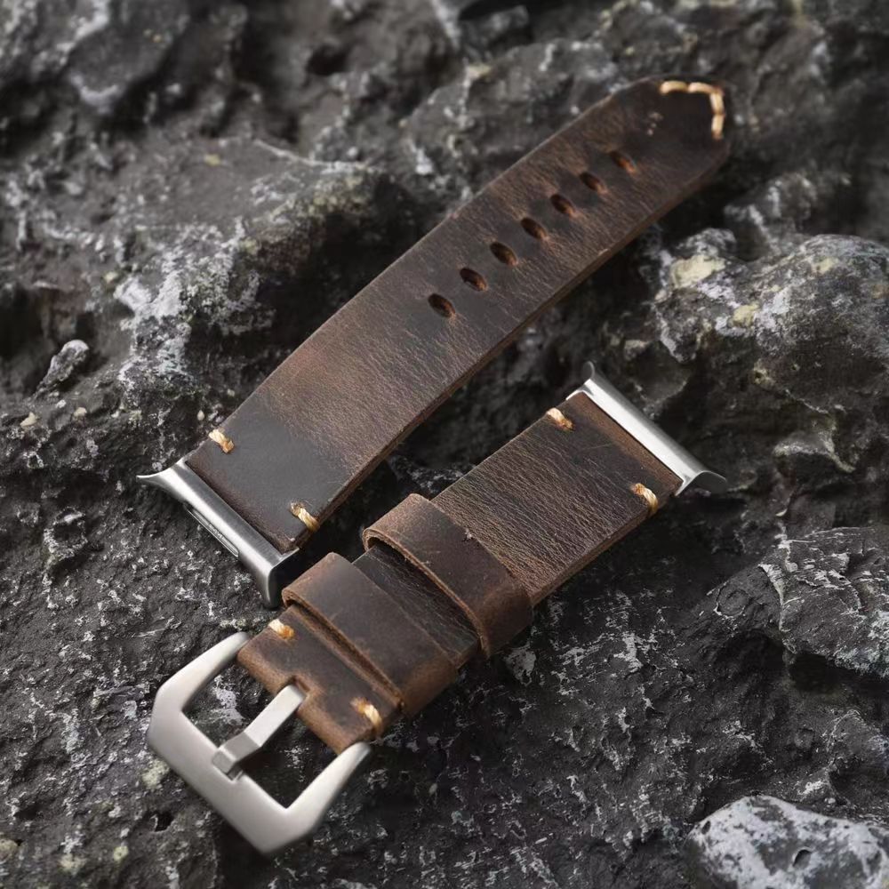 Vintage Lederarmband für Samsung Watch Ultra