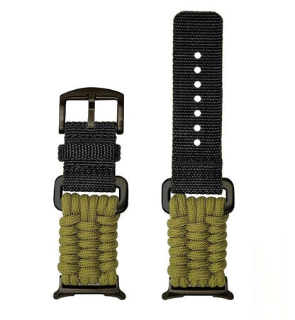 Outdoor nylon woven watch strap for Samsung Ultra Watch
