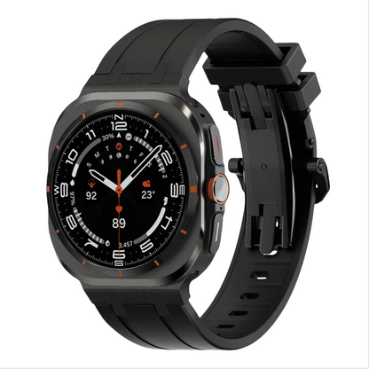 NEUE AP Dickes Silikonband mit Titanadapter für Samsung Watch Ultra
