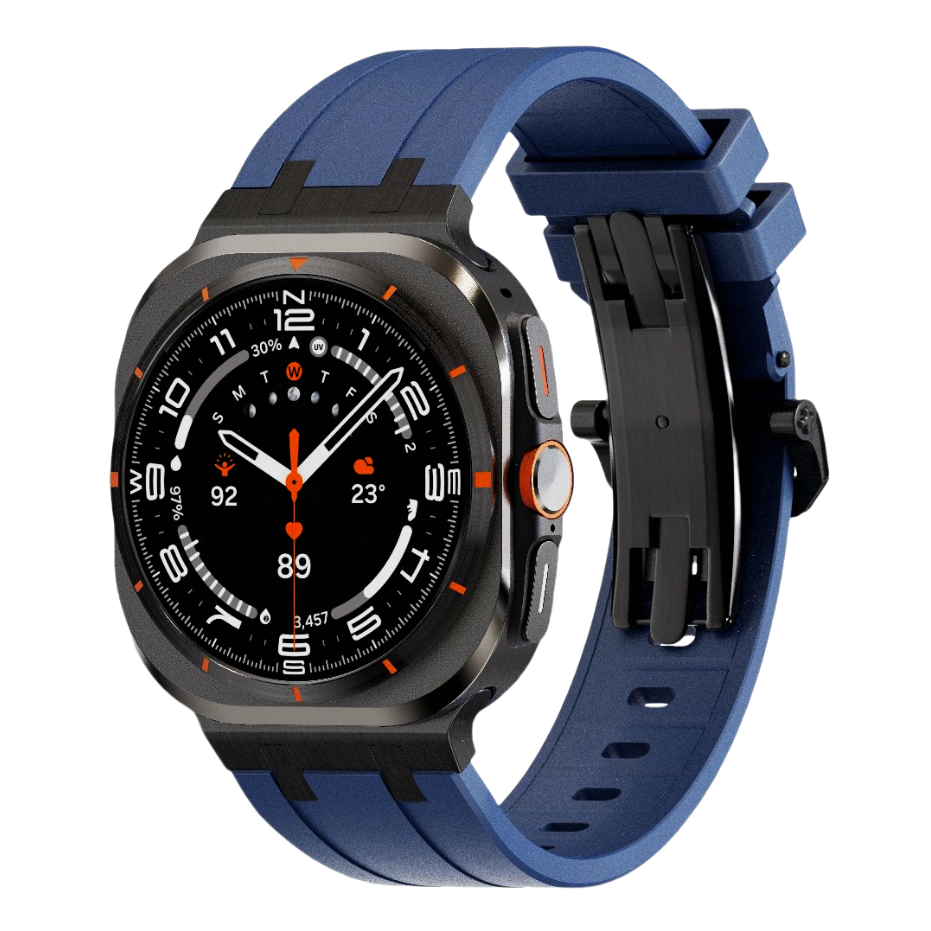 NEUE AP Dickes Silikonband mit Titanadapter für Samsung Watch Ultra
