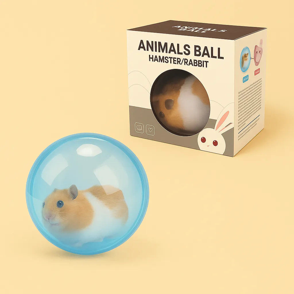 Interaktives Katzenspielzeug gegen Langeweile – Selbstfahrender Plüsch-Hamster für Bewegung &amp; Spaß