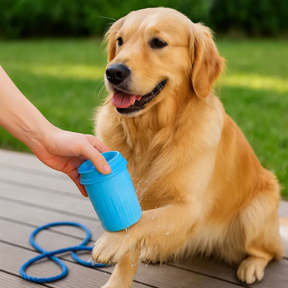 Pfotenreiniger für Hunde – Sanfte &amp; schnelle Reinigung mit Silikonborsten