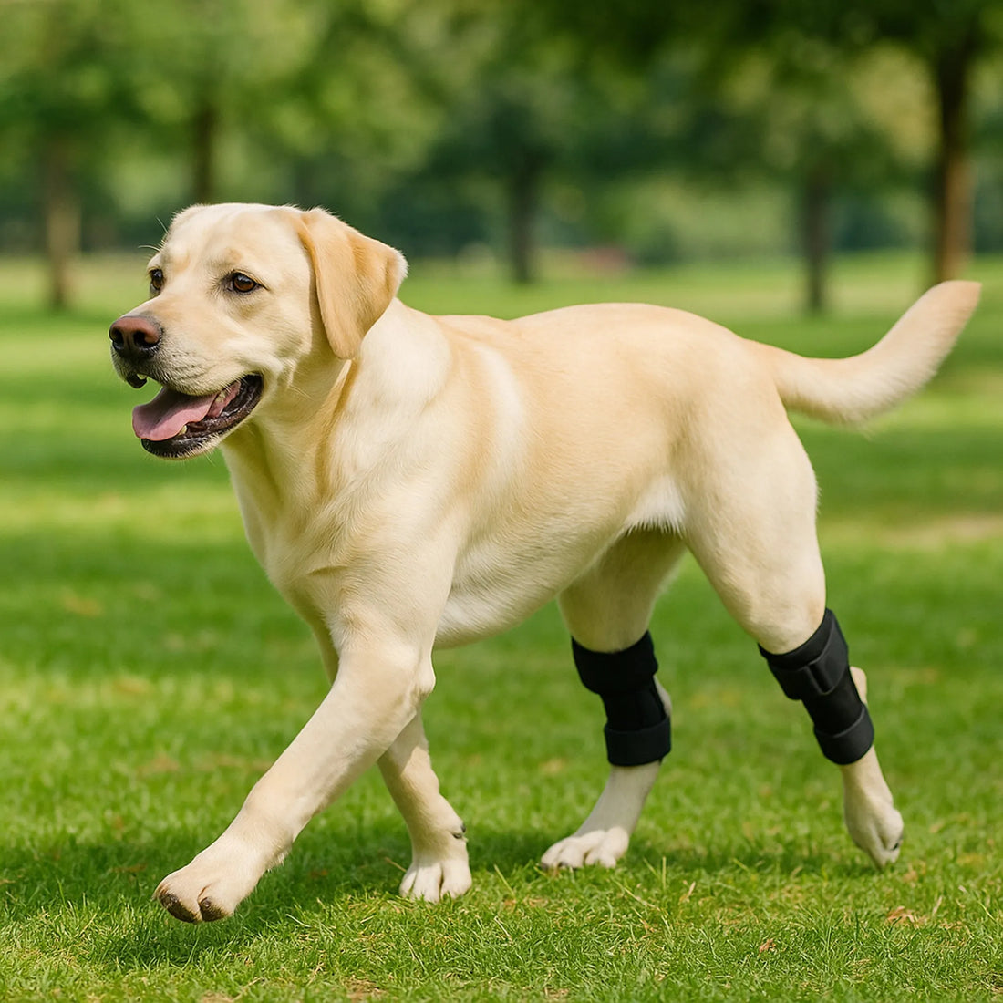 Kniebandage Hund | Verstellbare Bandage für Stabilität &amp; sicheren Halt