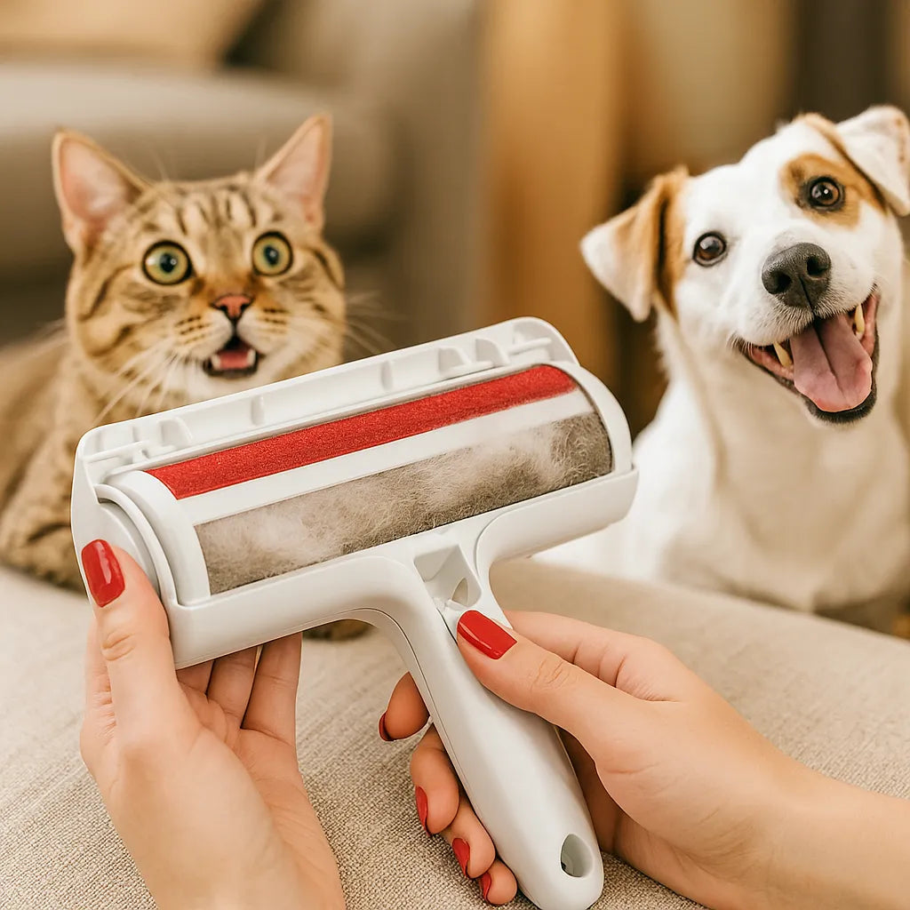 Tierhaarbürste 2-Wege | Wiederverwendbar &amp; ohne Nachfüllen