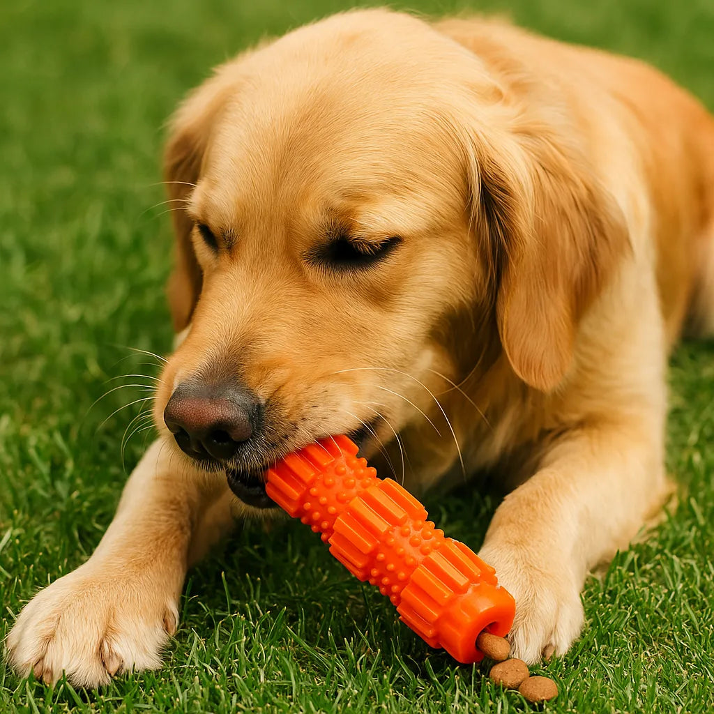 Snackbares Hundespielzeug aus Gummi | Befüllbar &amp; kaustark