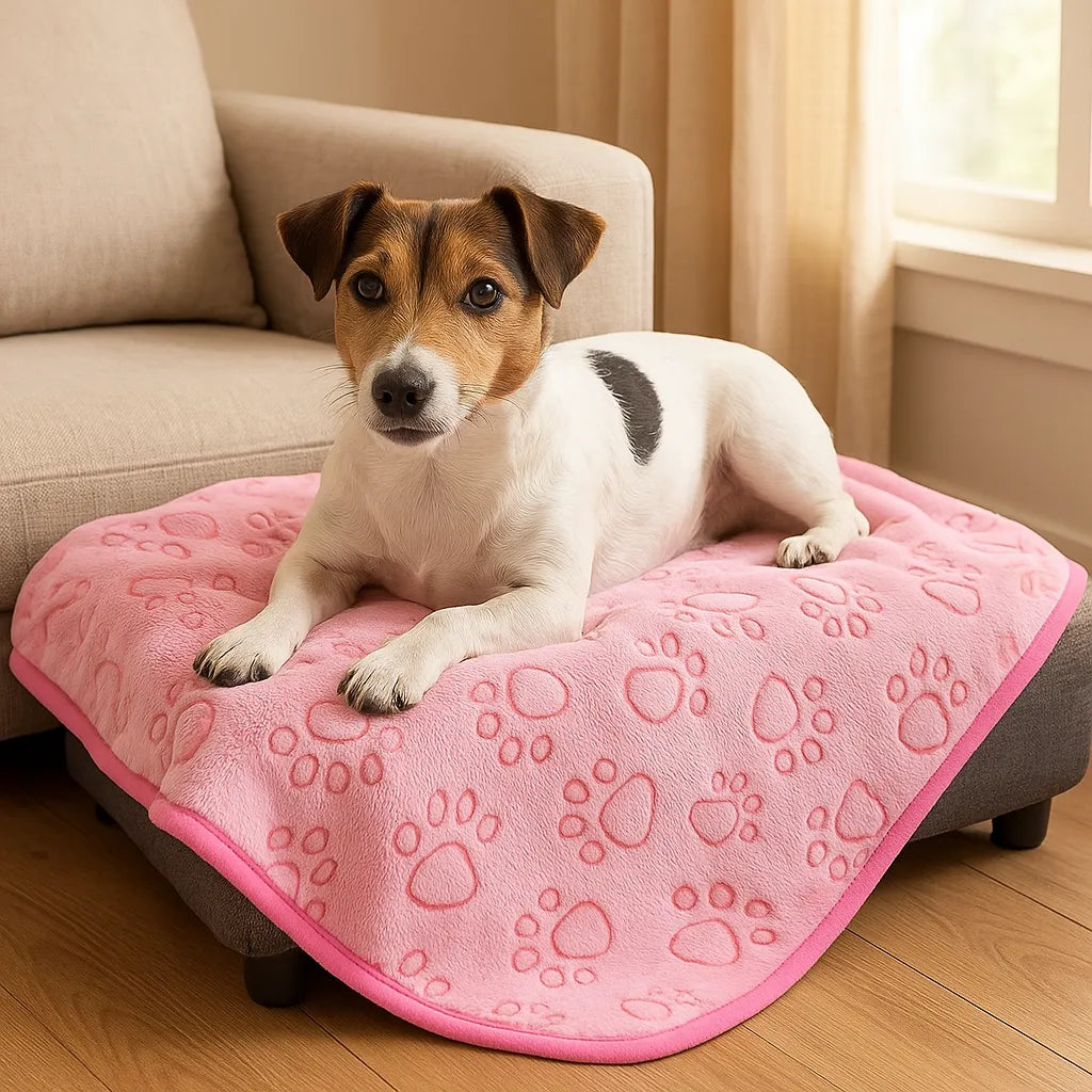 Kuscheldecke für Hunde &amp; Katzen – Weiche Haustierdecke für Ruhe, Geborgenheit &amp; Möbel-Schutz