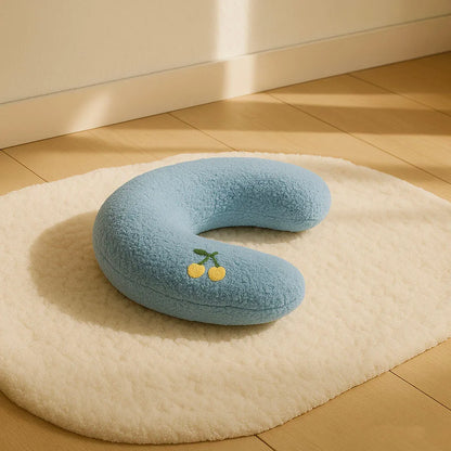 Katzenkissen in U-Form – Weiches Kuschelkissen für kleine Katzen &amp; Kitten