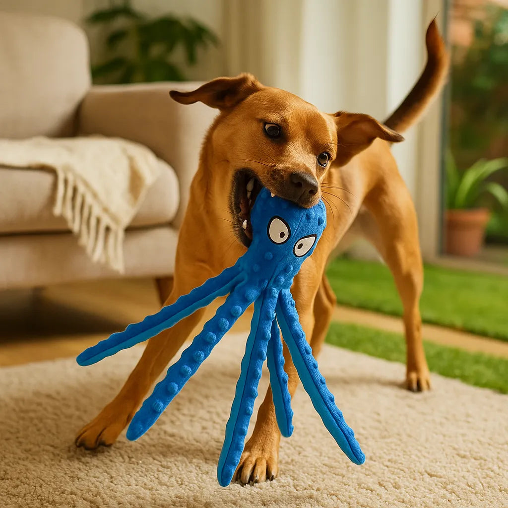 Hundespielzeug mit Knistereffekt &amp; Ziehfunktion – Für aktive Hunde mit Spieltrieb