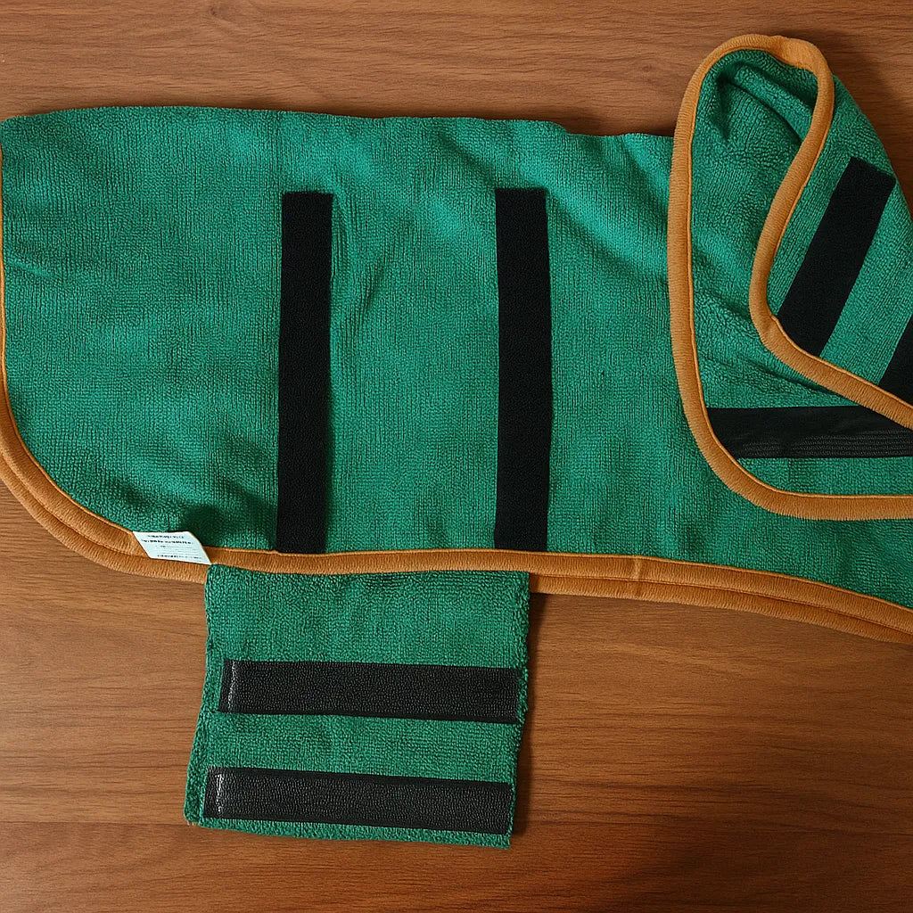 Hundebademantel aus Mikrofaser – Saugfähiger Hunde-Bademantel