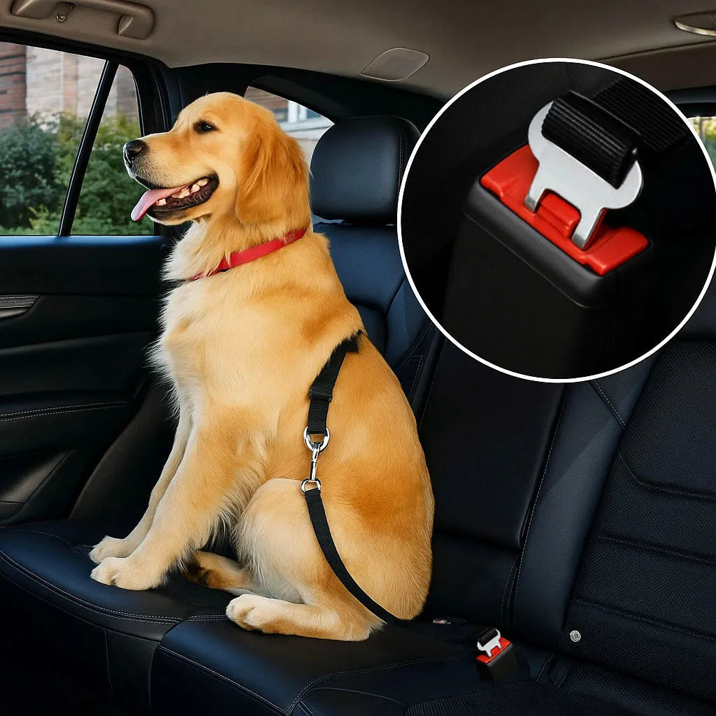 Autosicherheitsgurt für Hunde | Verstellbar &amp; sicher im Auto