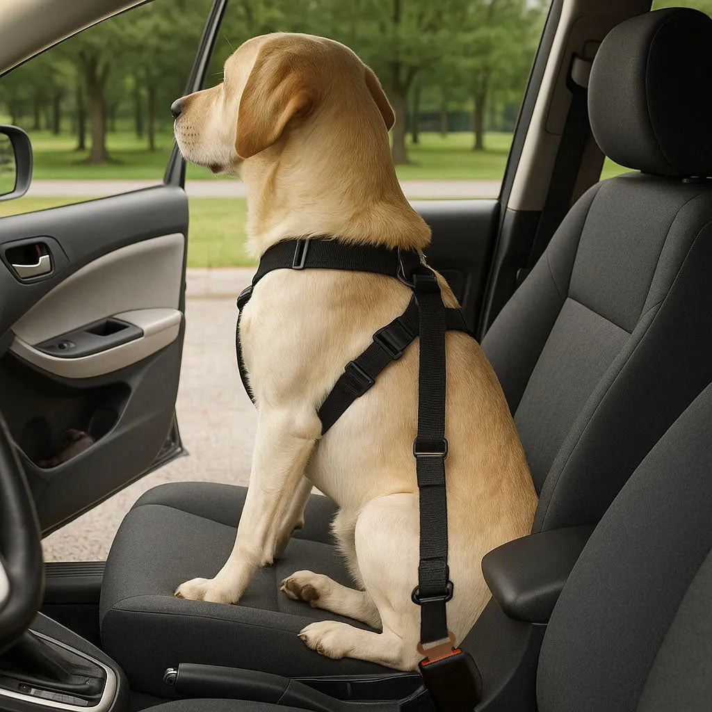 Autosicherheitsgurt für Hunde | Verstellbar &amp; sicher im Auto