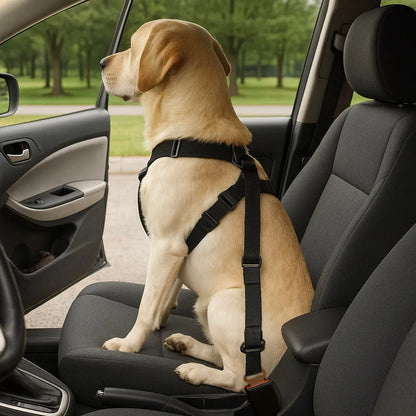 Autosicherheitsgurt für Hunde | Verstellbar &amp; sicher im Auto