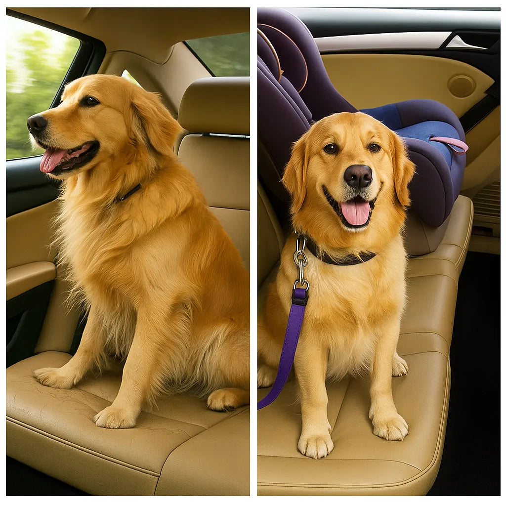 Autosicherheitsgurt für Hunde | Verstellbar &amp; sicher im Auto