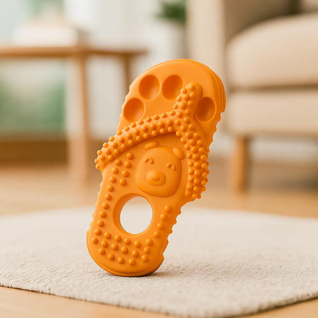 Kauspielzeug für Hunde im Flip-Flop Design | Robust &amp; bissfest