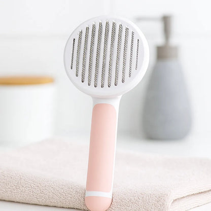 Selbstreinigende Katzenbürste - Stahlborsten