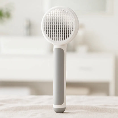 Selbstreinigende Katzenbürste - Stahlborsten