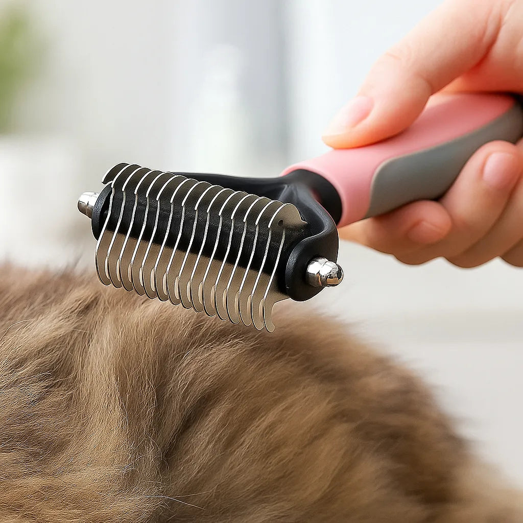 Fellpflegekamm Hund &amp; Katze | Für langes Fell