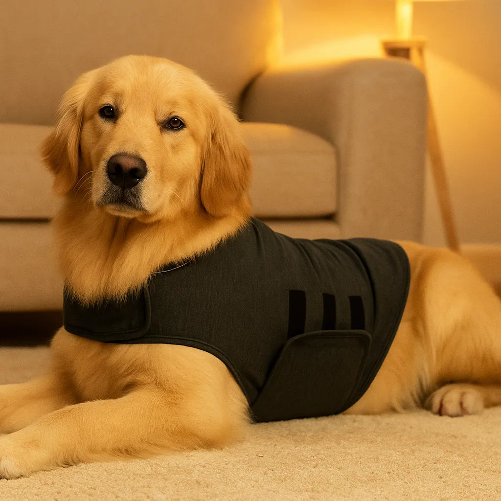 Hundeweste mit sanftem Druck | Bequeme Weste für Hunde bei Unruhe