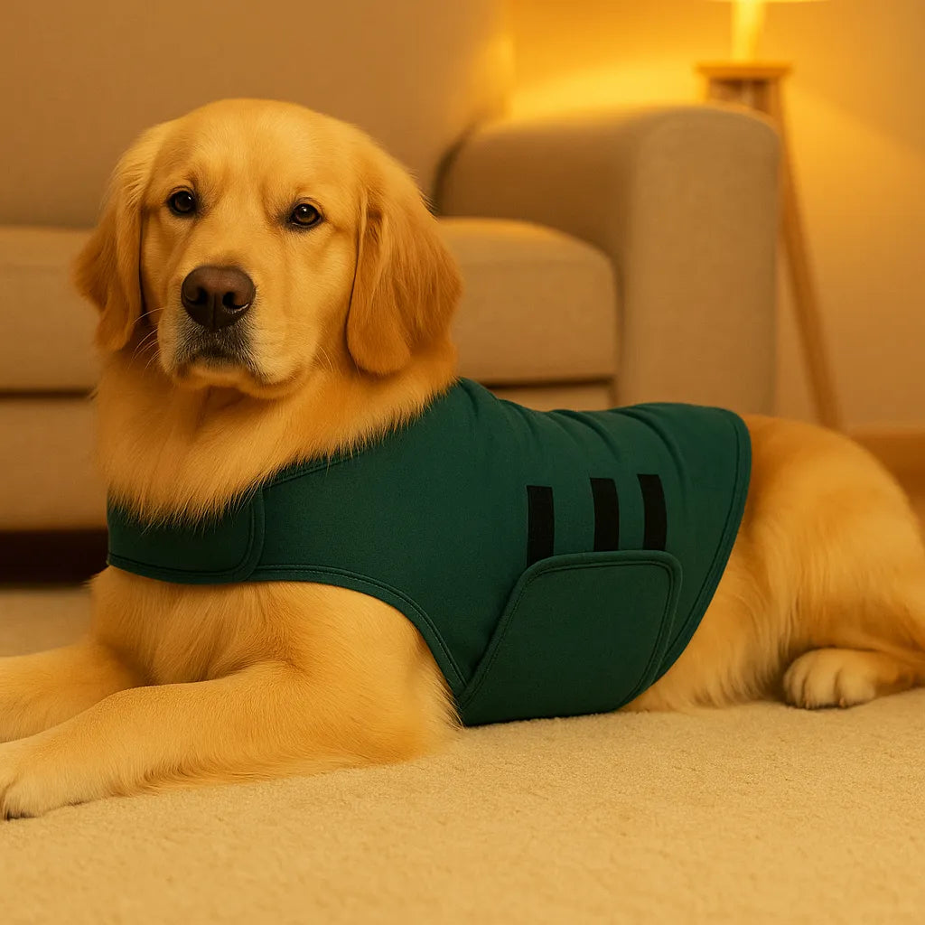 Hundeweste mit sanftem Druck | Bequeme Weste für Hunde bei Unruhe