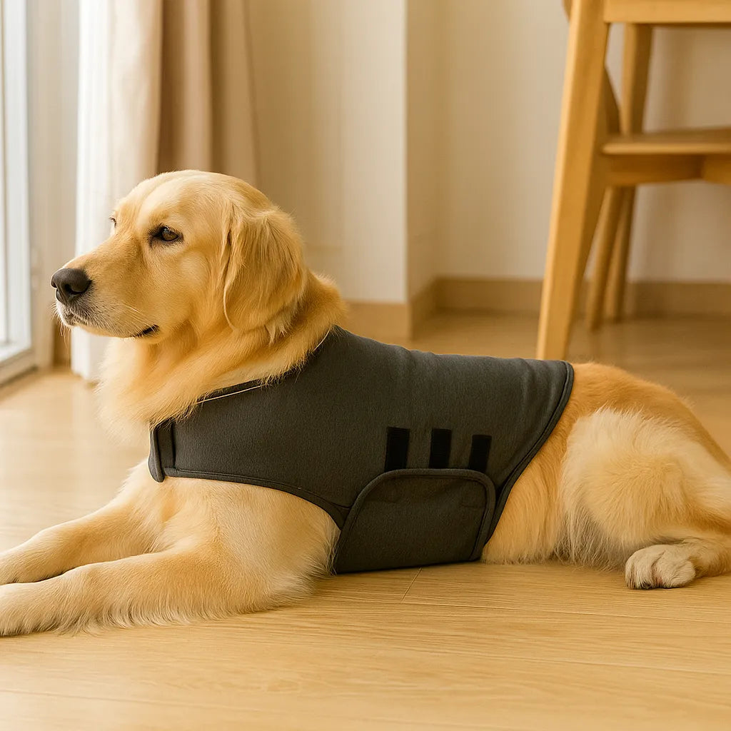 Hundeweste mit sanftem Druck | Bequeme Weste für Hunde bei Unruhe