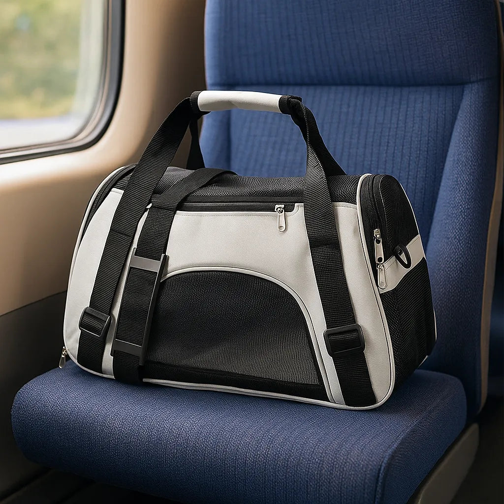 Reisetasche für kleine Hunde &amp; Katzen - Sicher &amp; Bequem