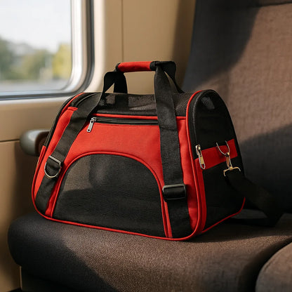 Reisetasche für kleine Hunde &amp; Katzen - Sicher &amp; Bequem