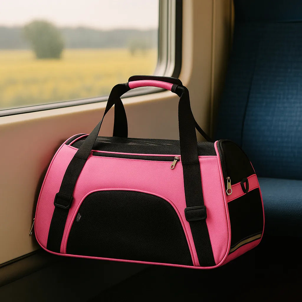 Reisetasche für kleine Hunde &amp; Katzen - Sicher &amp; Bequem