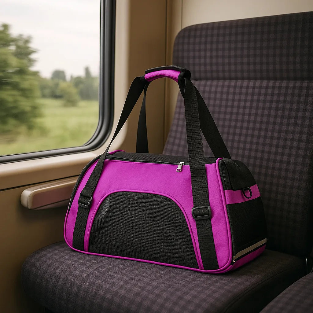 Reisetasche für kleine Hunde &amp; Katzen - Sicher &amp; Bequem