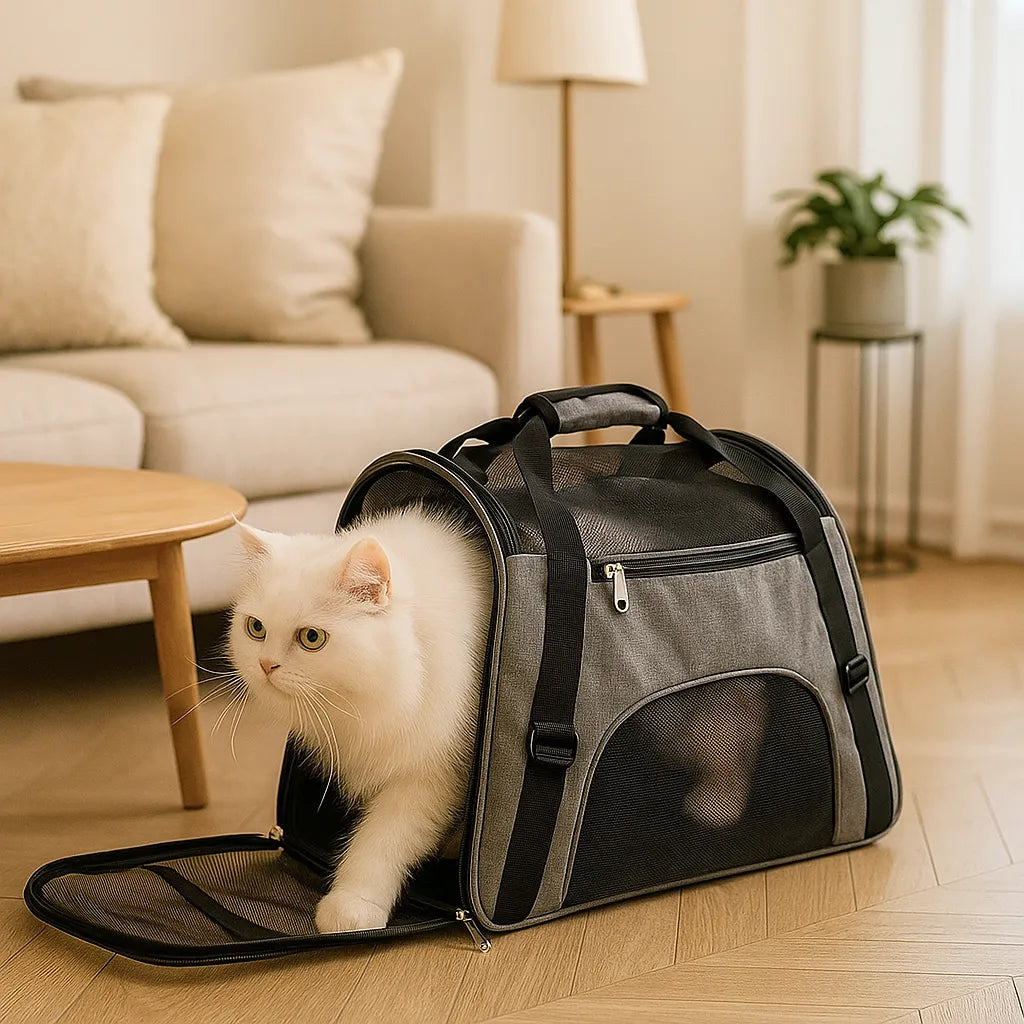 Reisetasche für kleine Hunde &amp; Katzen - Sicher &amp; Bequem