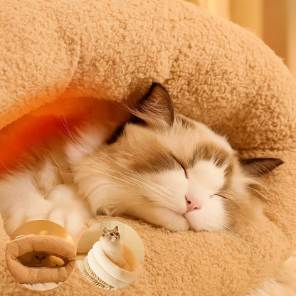Katzenhöhle Kuschelbett - Warm &amp; Geborgen
