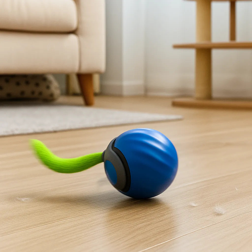 Elektrisches Katzenspielzeug | mit Akku &amp; Jagdbewegungen