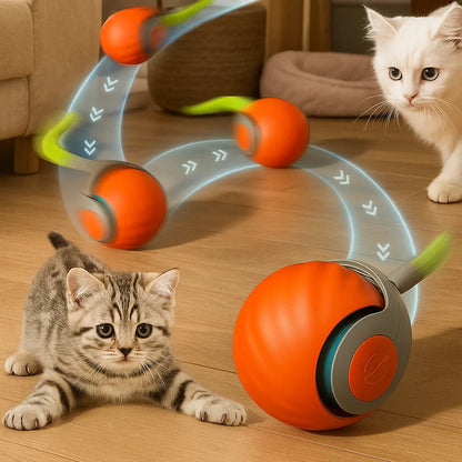 Elektrisches Katzenspielzeug | mit Akku &amp; Jagdbewegungen