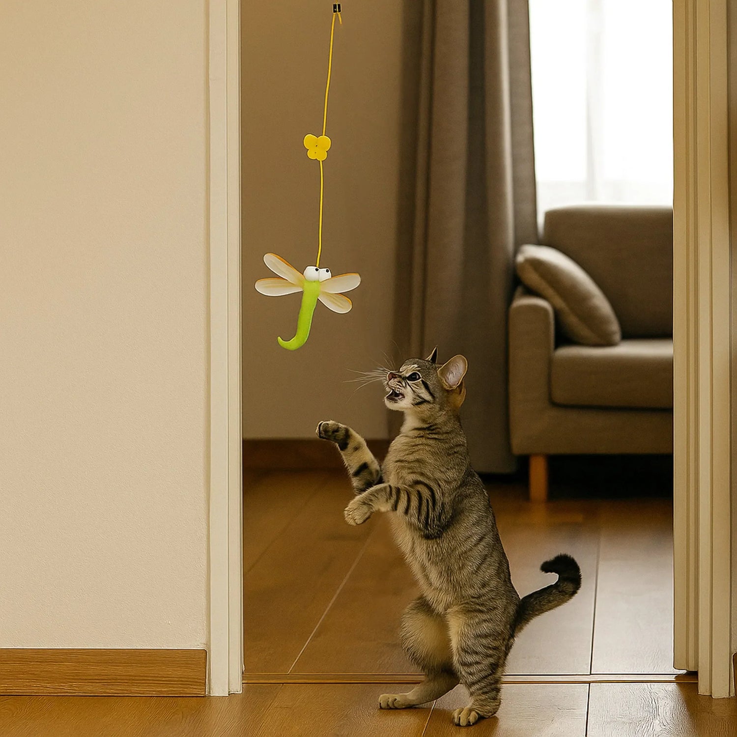 Selbsthängendes Katzenspielzeug | Interaktives Spielzeug für Katzen