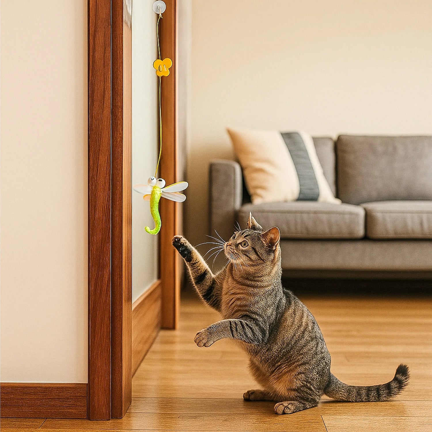 Selbsthängendes Katzenspielzeug | Interaktives Spielzeug für Katzen